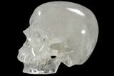 Realistic, Polished Quartz Crystal Skull #116333-4